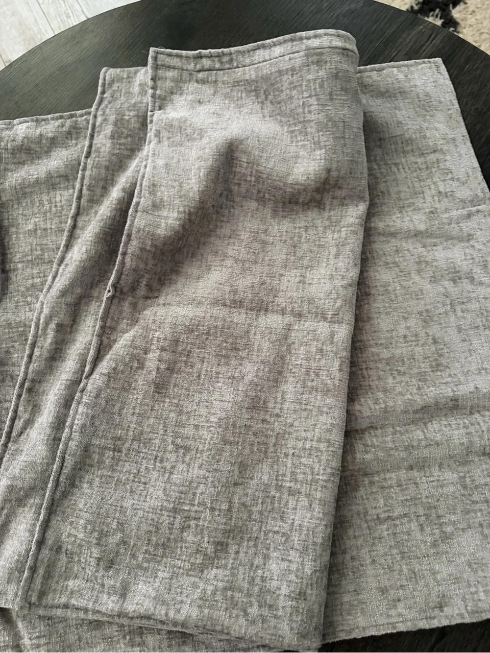 Neutral Gray Linen Throw Pillow Covers- Modern Decorative Accent